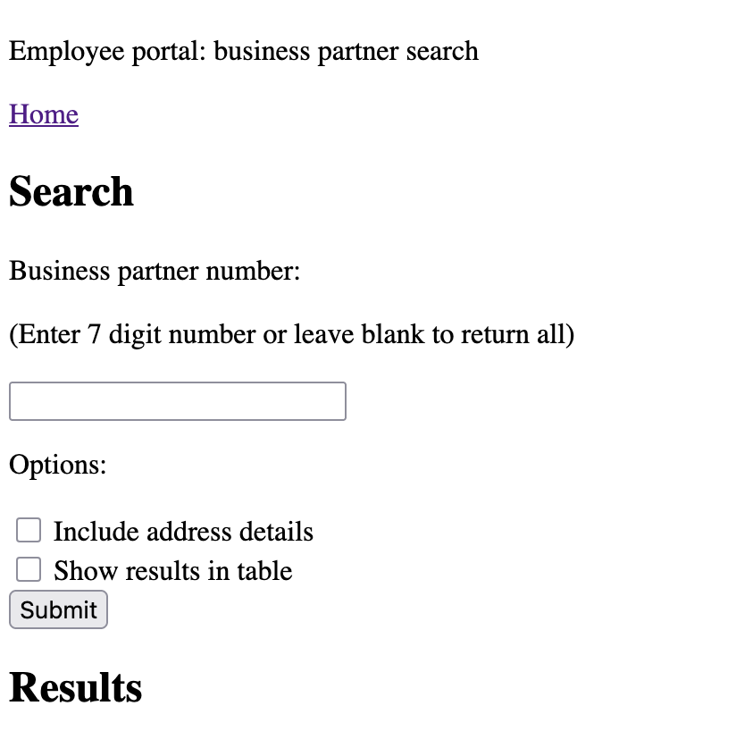 Frontend without styling