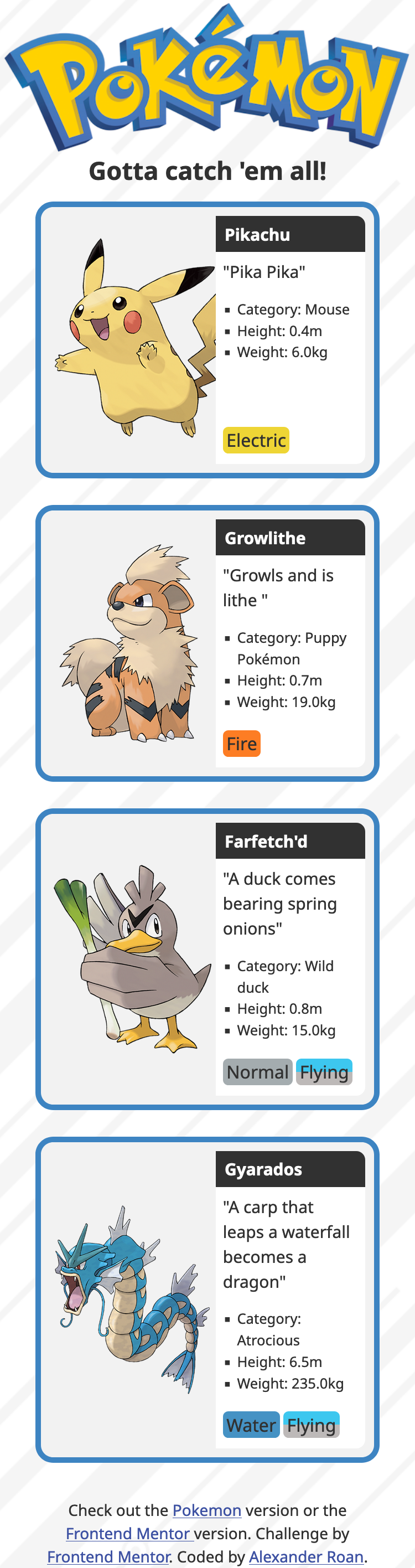 Pokemon Mobile Design